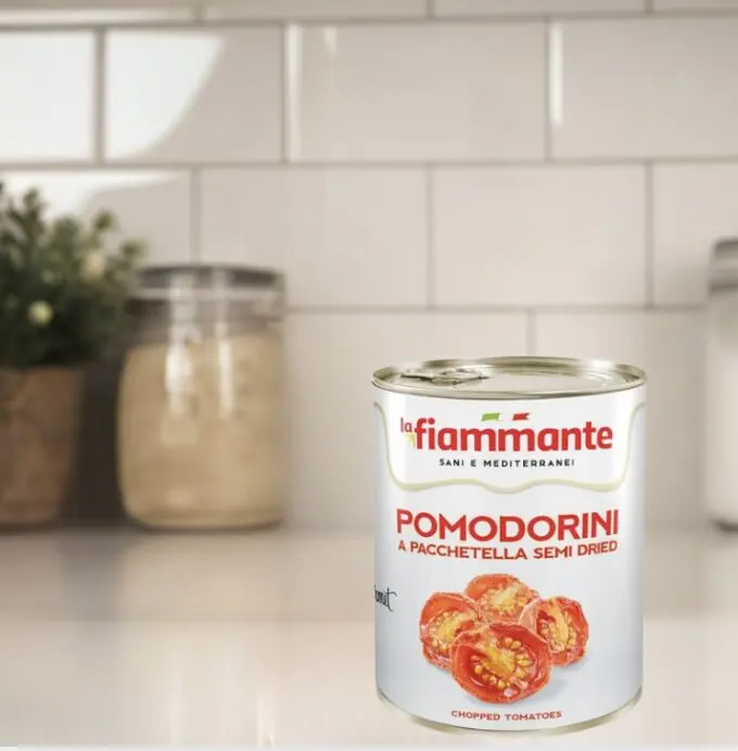 La Fiammante Pomodorini a Pacchetella 750g- Pomidorki Połówki Gourmet