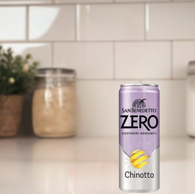 Zestaw 24 puszek San Benedetto Chinotto Zero – włoski napój bez cukru 330ml.