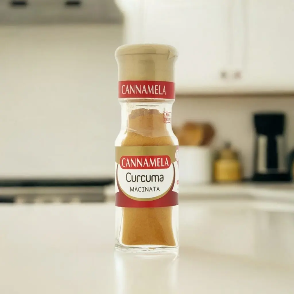 Słoiczek Cannamela kurkuma mielona 30g, włoska przyprawa.