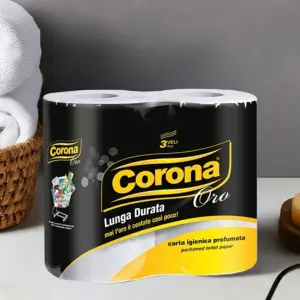 Corona Oro Papier Toaletowy Perfumowany 4 Rolki