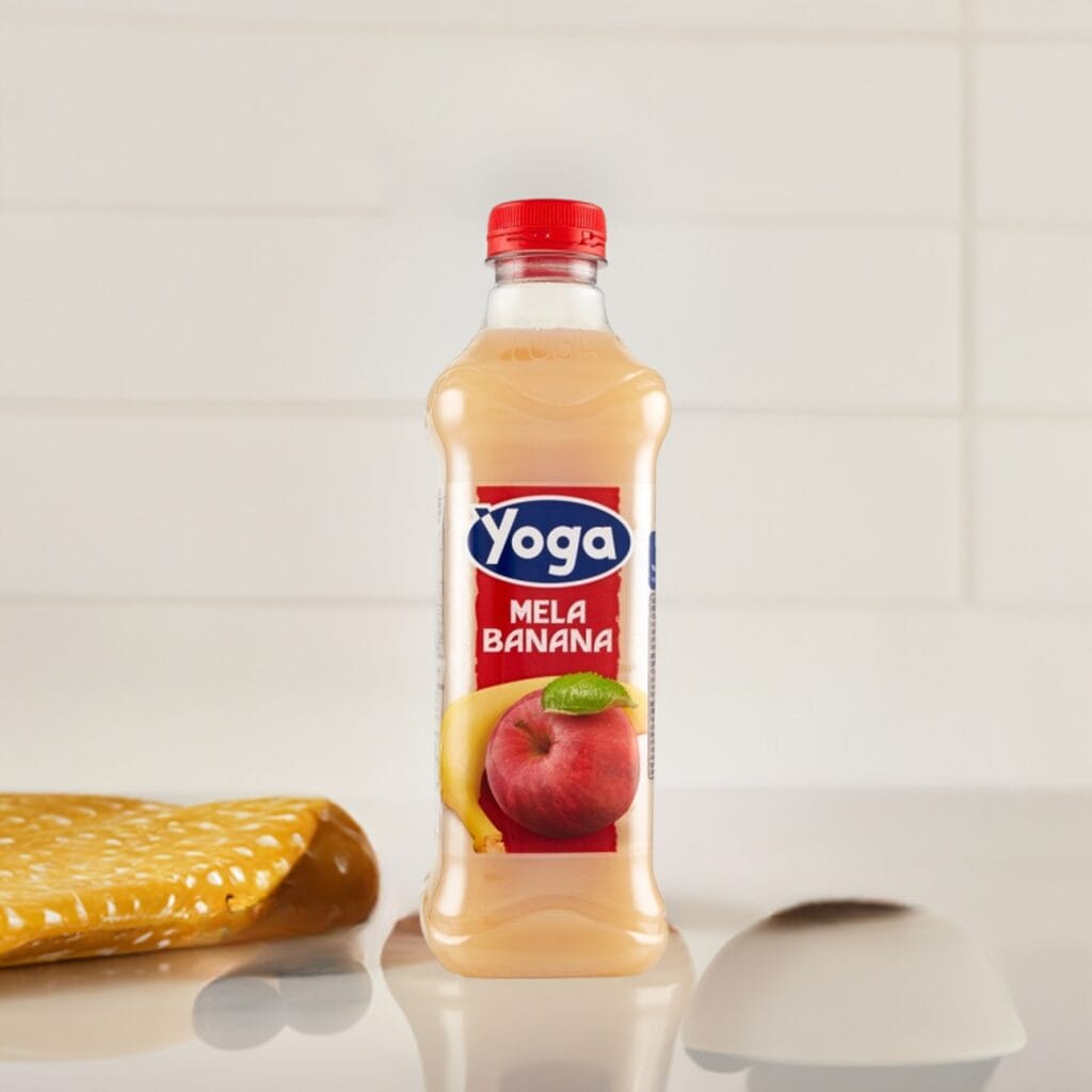 Zestaw 6 kartonów Yoga sok jabłko banan, gęsty nektar 1L.