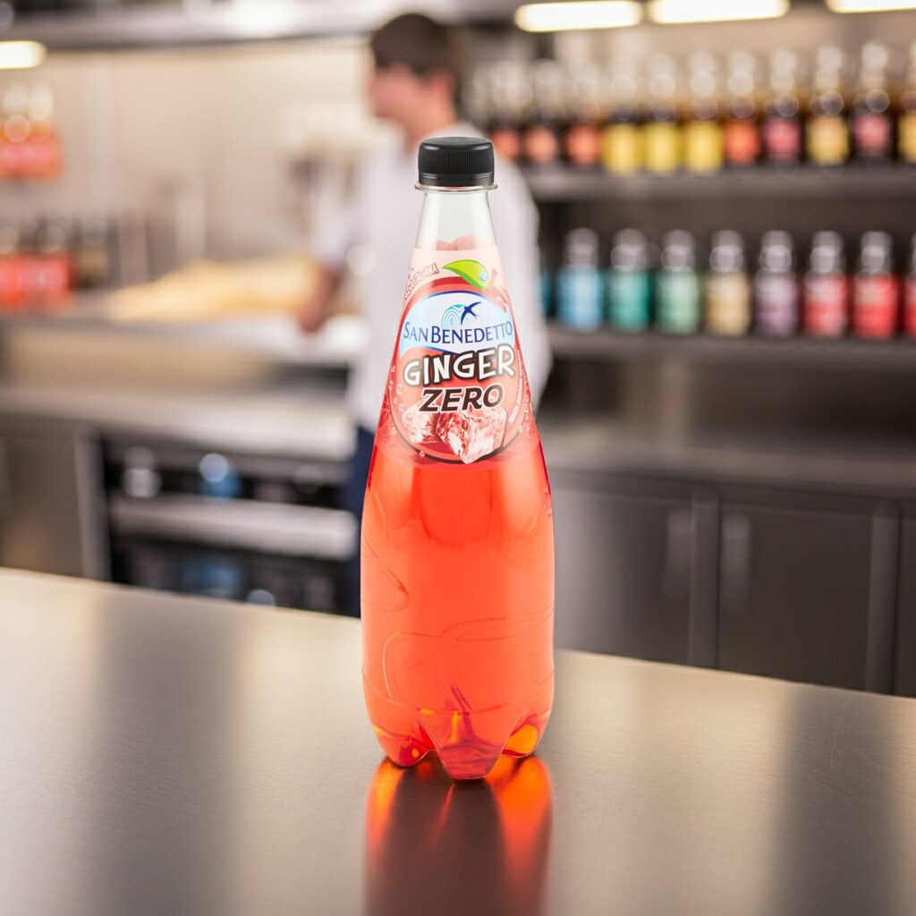 San Benedetto Ginger Zero, 750 ml - Włoski Napój Imbirowy Bez Cukru