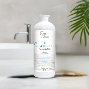 Butelka Corri d'Italia płyn do prania białego Bianchi, 1L.