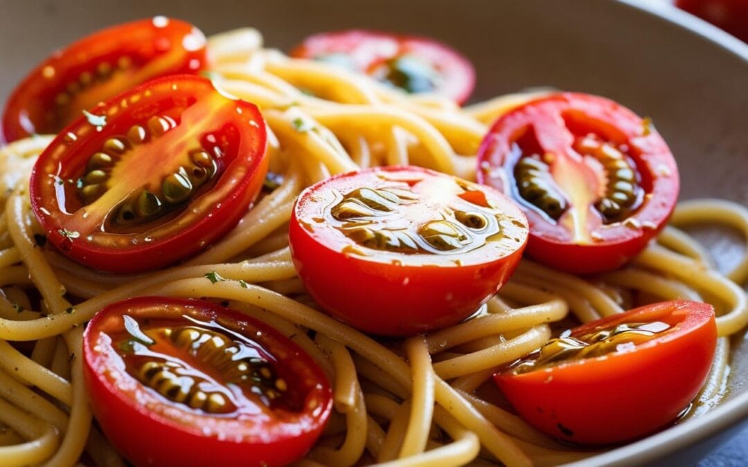 Przepis na makaron z sosem z pomidorów datterini – prostota i smak prosto z Włoch