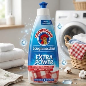 Chanteclair Sciogli Macchia 375 ml – Extra Power Odplamiacz Żel, Tłuste Plamy, Białych i Kolorowych