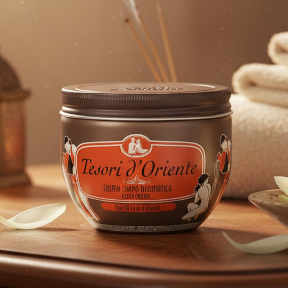 Tesori d'Oriente Krem do Ciała Kwiat Lotosu i Shea 300ml Nawilżający