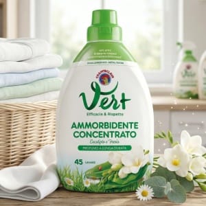 Vert od Chanteclair Płyn do Prania Eukaliptus i Frezja 900ml - 45 Prań Składniki pochodzenia roślinnego