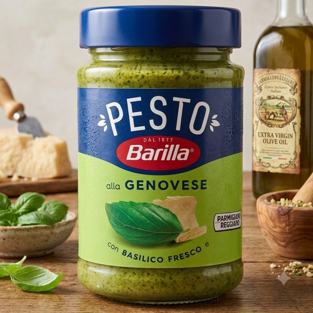 Barilla Pesto alla Genovese 190g - Oryginalne Włoskie Pesto z Bazylią