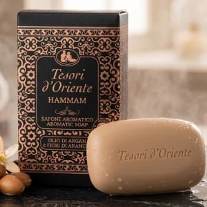 Tesori d'Oriente Mydło w Kostce Hammam 125g - Aromatyczne i Pielęgnacyjne