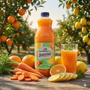 Napój San Benedetto Succoso Pomarańcza Marchew Cytryna ACE 1,5L