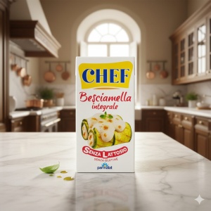 Parmalat Besciamella CHEF 500 ml Włoska Sos beszamelowy bez laktozy i bez beglutenu