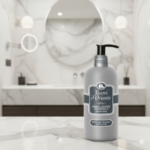 Tesori d’Oriente Mydło w Płynie Muschio Bianco z Dozownikiem 300 ml