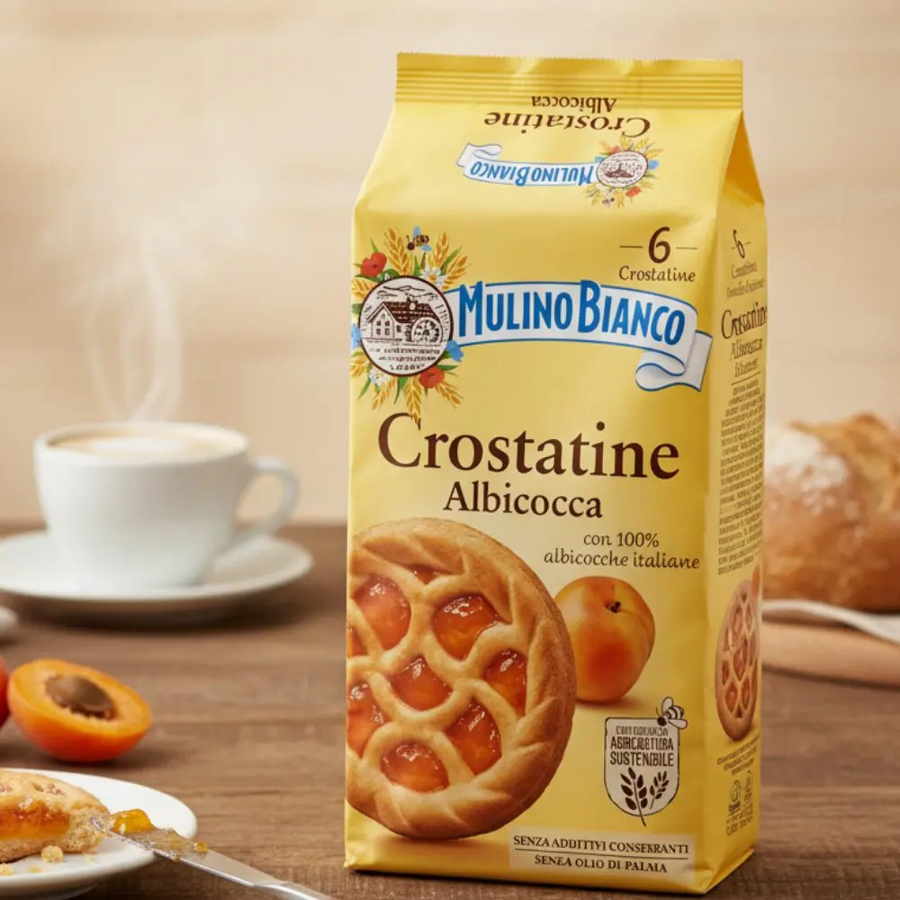 Mulino Bianco Crostatine Morelowe – Włoskie Tartaletki z Nadzieniem z Moreli 400 g