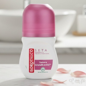 Borotalco Roll On Róża 50 ml Ochrona i Kwiatowy Zapach 0% alkoholu