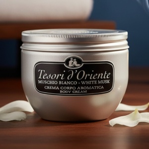 Tesori d'Oriente Białe Piżmo – włoski krem do ciała 300 ml