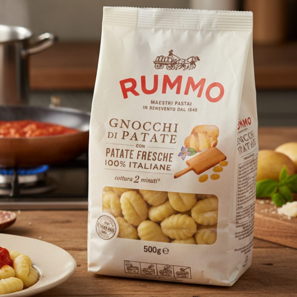 Rummo Gnocchi Ziemniaczane 500g - Włoskie Gnocchi Gotowe w 2 Minuty