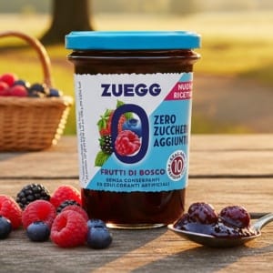 Zuegg Zero Włoski Dżem z Owoców Leśnych ze Stewią 220g Bez Gluten