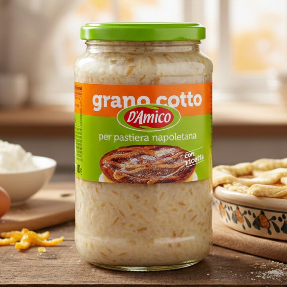 D’Amico Grano Cotto – Gotowana Pszenica do Wypieków 580g