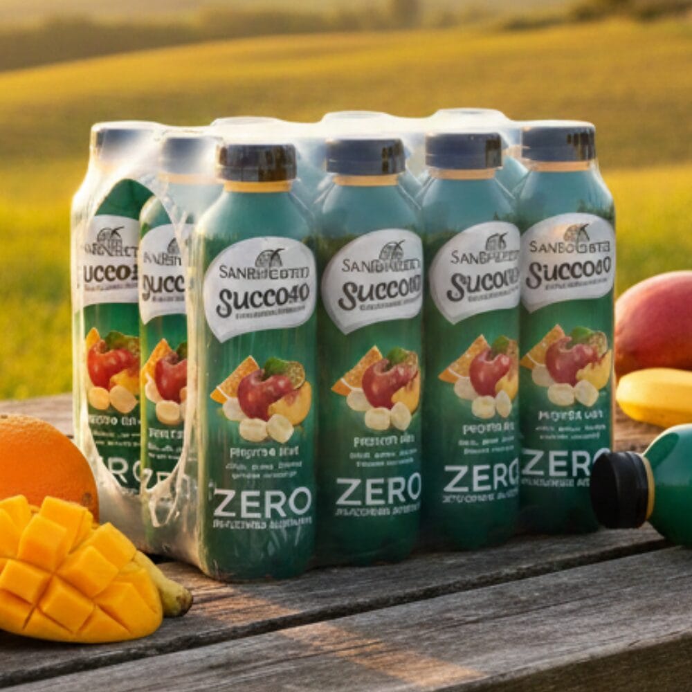 Zestaw 12 Sztuk San Benedetto Succoso Włoski napój owocowy bez cukru 400 ml