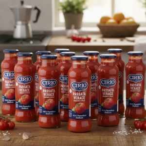 12x Cirio Passata Pomidorowa Verace 700g - Aksamitny Przecier