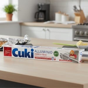 CUKI ALLUMINIO – Mocna i Elastyczna Folia Aluminiowa 8m