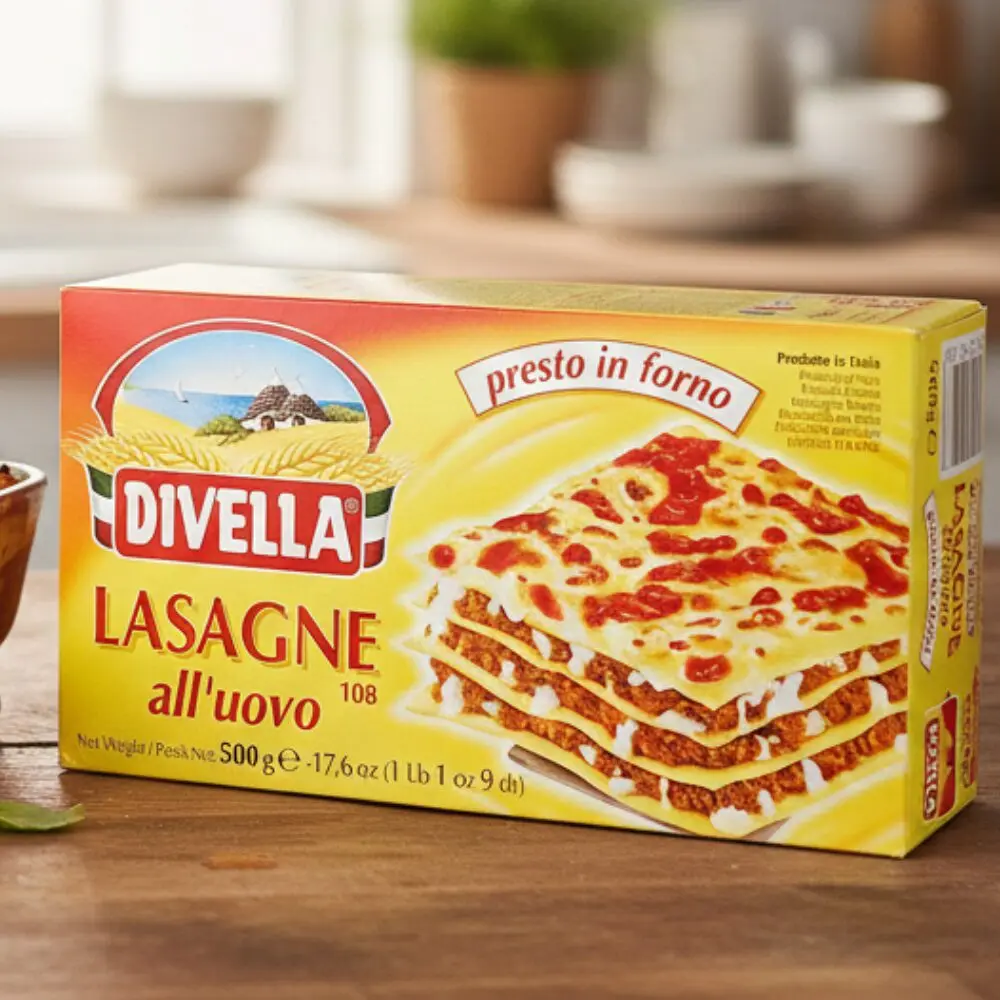 Divella Lasagne all’uovo – Włoski Makaron jajeczny 500 g