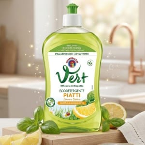Vert od Chanteclair Eko cytrynowy płyn do naczyń 🍋🌱 – roślinna formuła 500ml