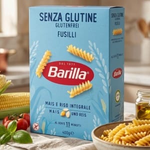 Barilla Fusilli senza glutine makaron świderki bez glutenu 400g