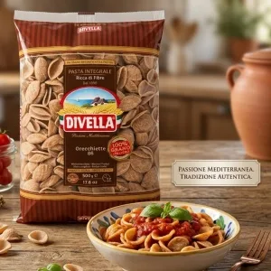 Divella Orecchiette Włoski makaron pełnoziarnisty 500 g