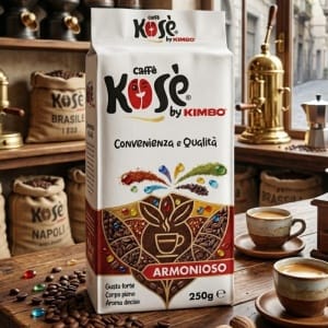 Kawa Kose Armonioso opracowana w Neapolu przez ekspertów marki Kimbo 250 g
