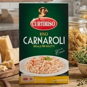 Curtiriso Riso Carnaroli – włoski ryż Carnaroli zawsze al dente 1kg zapakowany próżniowo (2x500g)