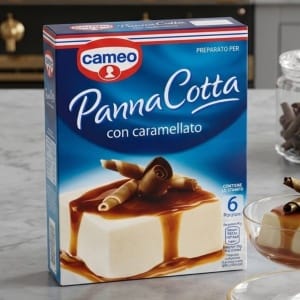 Cameo Panna Cotta – bezglutenowy włoski deser (zawiera 6 porcji)