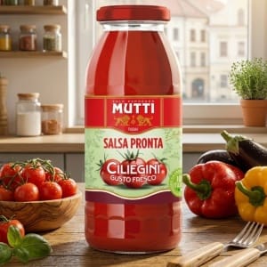 Mutti Salsa Pronta Ciliegini Włoski Sos pomidorowy gotowy do użycia 300 g