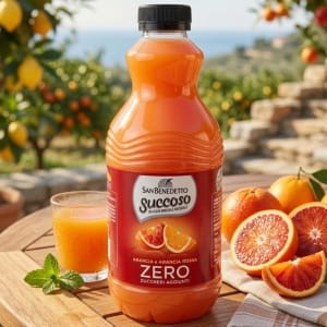 San Benedetto Arancia e Arancia Rossa krwista pomarańcza Zero cukru Bez konserwantów i glutenu 900 ml