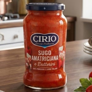 Cirio Sos Amatriciana z Pomidorami Datterini 350g | Gotowy Włoski Sos