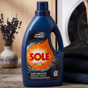 Włoski Żel do Prania Sole Capi Scuri do Czarnego i Ciemnego 16p 1L