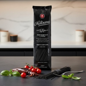 La Molisana Spaghetti al Nero di Seppia 500g Włoski Czarny Makaron