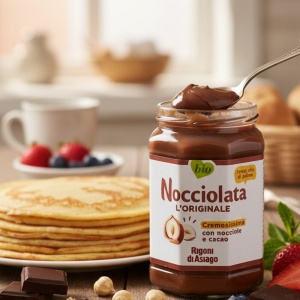Nocciolata Bio – Naturalny Krem Orzechowy z Włoch Bez oleju palmowego i konserwantów 250 g