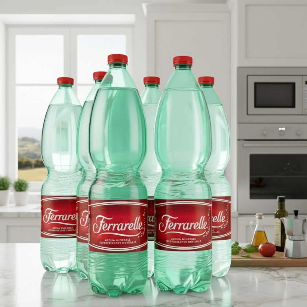 Ferrarelle Zestaw 6 Sztuk - Włoska Naturalna Woda Mineralna 1,5L