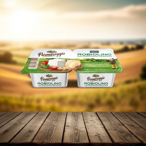 Robiolino Parmareggio –2 x 60 g (120 g) serek kremowy z parmezanem 15%
