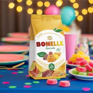 Bonelle Squisite – Włoskie żelki owocowe 100% VEGAN 150g