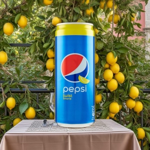 Zestaw 24 puszek oryginalnej Pepsi Twist – orzeźwiający napój gazowany 330 ml każda