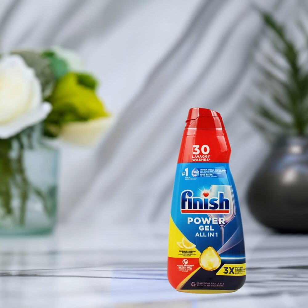 Żel all in one (wszystko w jednym) do zmywarki Finish 0,6 l 0,746 kg