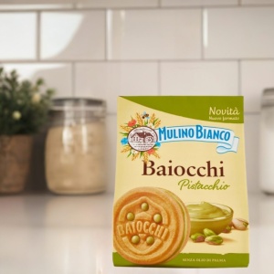 MULINO BIANCO Baiocchi z kremem pistacjowym 240g