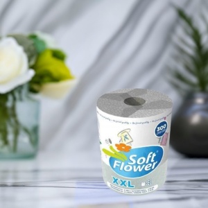 SOFT FLOWER Ręcznik Kuchenny 2-warstwowy Rolka XXL 300 listków