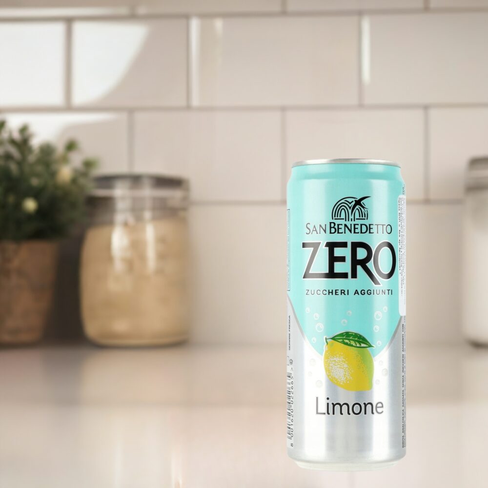 San Benedetto ZERO Cytrynowy 330ml Bez dodatku cukru, orzeźwienie - z Włoch