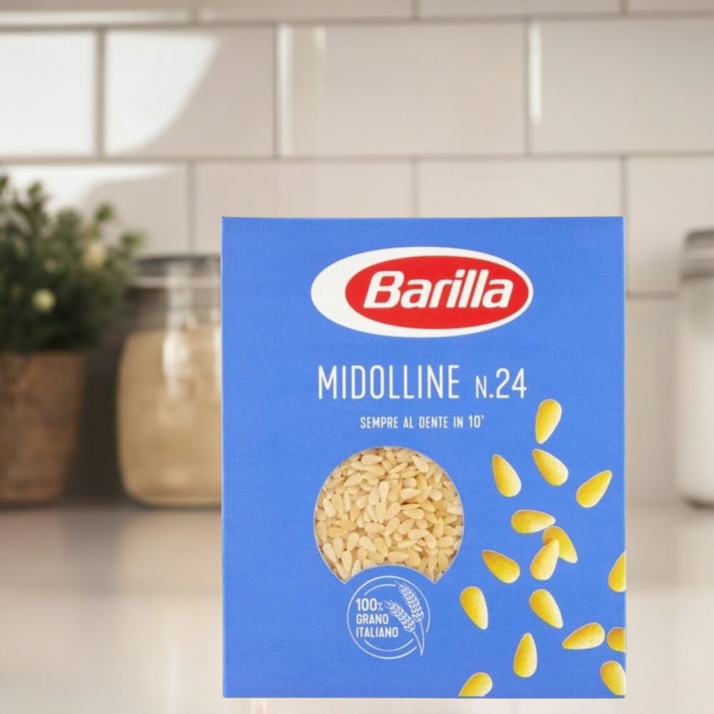 Barilla Midolline n.24 - Włoski Makaron do Zup 100% Pszenica Włoska 500g