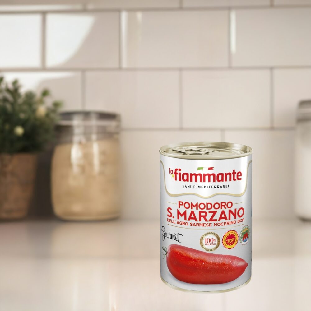 Pomidory Włoskie LA FIAMMANTE POMODORI SAN MARZANO DOP Pelati 400g