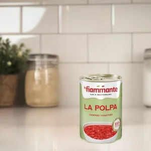 Polpa pomidorowa | Pomidory krojone 400 g LA FIAMMANTE Włoskie