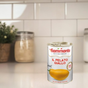 La Fiammante Giallo Włoski żółte pomidory pelati 400g